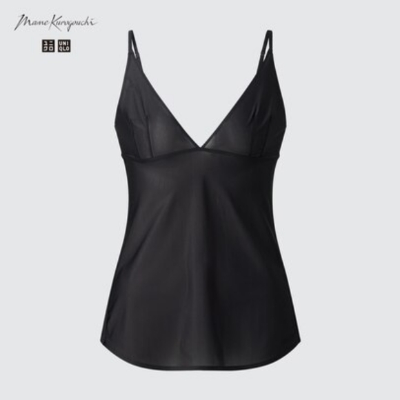 Uniqlo MAME KUROGOUCHI Sheer Camisole - Size M - Black - Picture 1 of 10